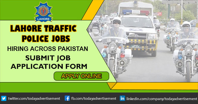 Lahore Traffic Police Jobs