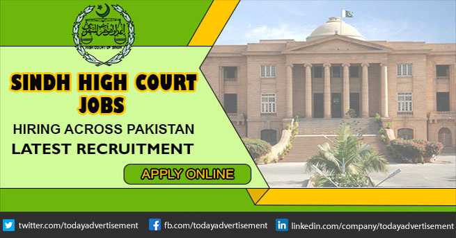 Sindh High Court Jobs